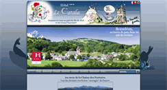 Desktop Screenshot of hotel-lecatala.com